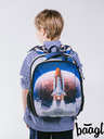 BAAGL  Kék iskolai szett - aktatáska, tolltartó, táska Baagl Shelly Space Shuttle