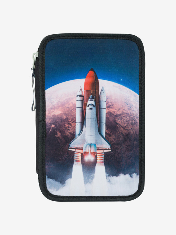 BAAGL  Kék iskolai szett - aktatáska, tolltartó, táska Baagl Shelly Space Shuttle