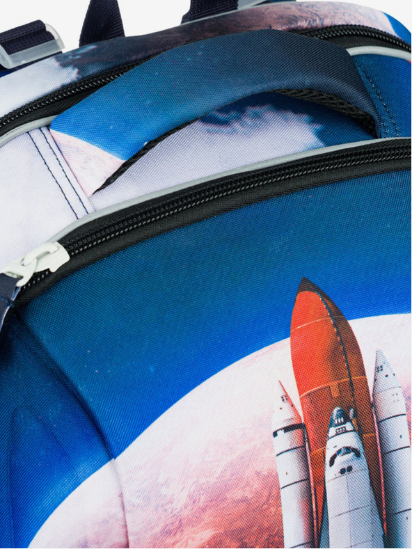 BAAGL  Kék iskolai szett - aktatáska, tolltartó, táska Baagl Shelly Space Shuttle