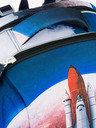 BAAGL  Kék iskolai szett - aktatáska, tolltartó, táska Baagl Shelly Space Shuttle