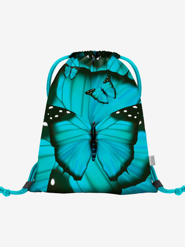 BAAGL  Kék iskolai szett Ergo - aktatáska, tolltartó, táska Baagl Butterfly