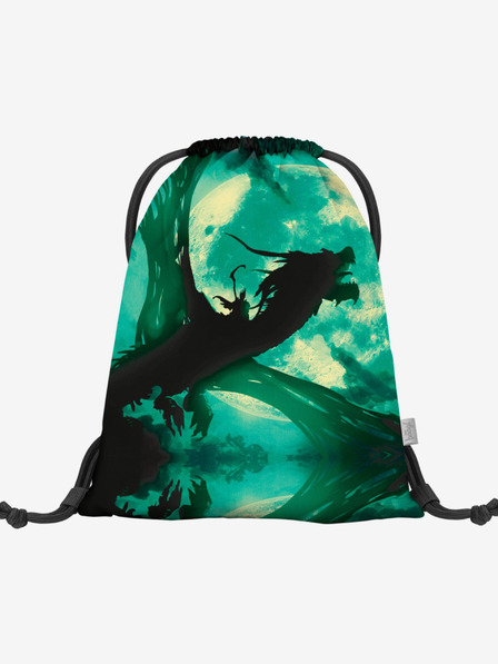 BAAGL  Zöld iskolai készlet Ergo - aktatáska, tolltartó, táska Baagl Dragon