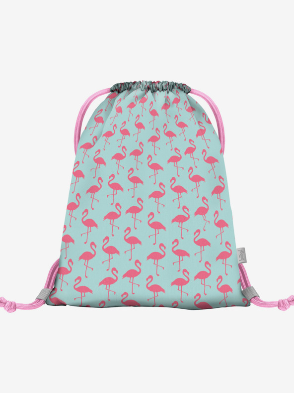 BAAGL  Rózsaszín iskolai készlet Zippy - aktatáska, tolltartó, táska Baagl Flamingo