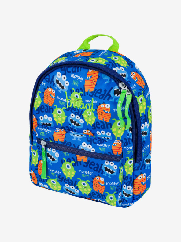 BAAGL  Kék óvodai hátizsák Baagl Monsters