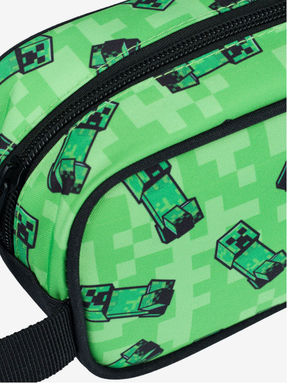 BAAGL  Zöld ceruzatartó Baagl Minecraft Creeper