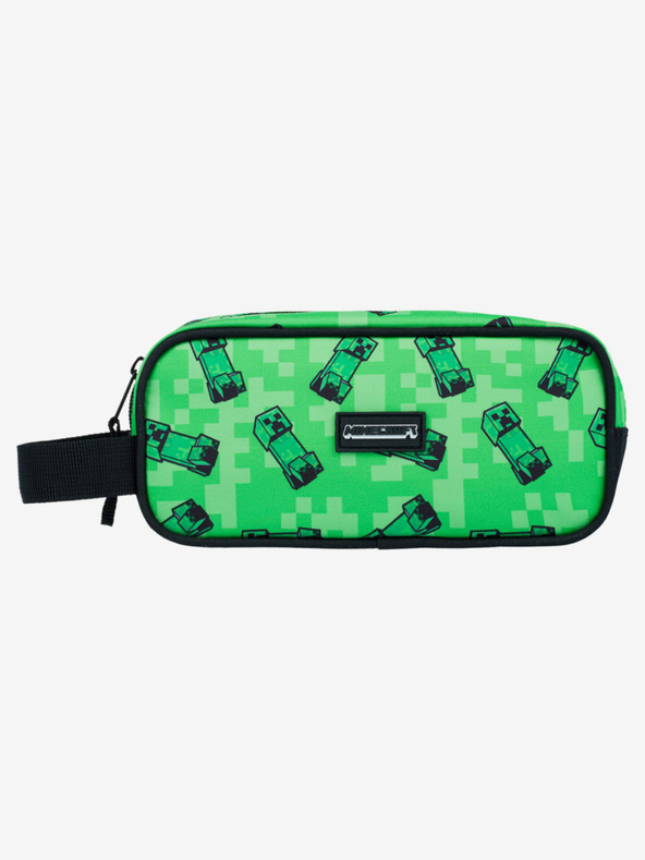 BAAGL  Zöld ceruzatartó Baagl Minecraft Creeper