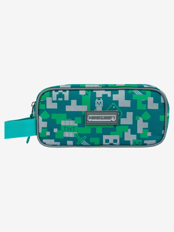 BAAGL  Zöld tolltartó Baagl Minecraft Silver Creeper ezüst kúszó