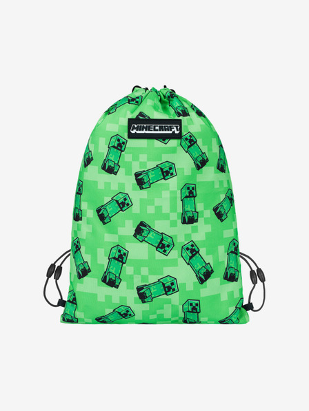 BAAGL  Zöld táska Baagl Minecraft Creeper