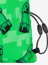 BAAGL  Zöld táska Baagl Minecraft Creeper