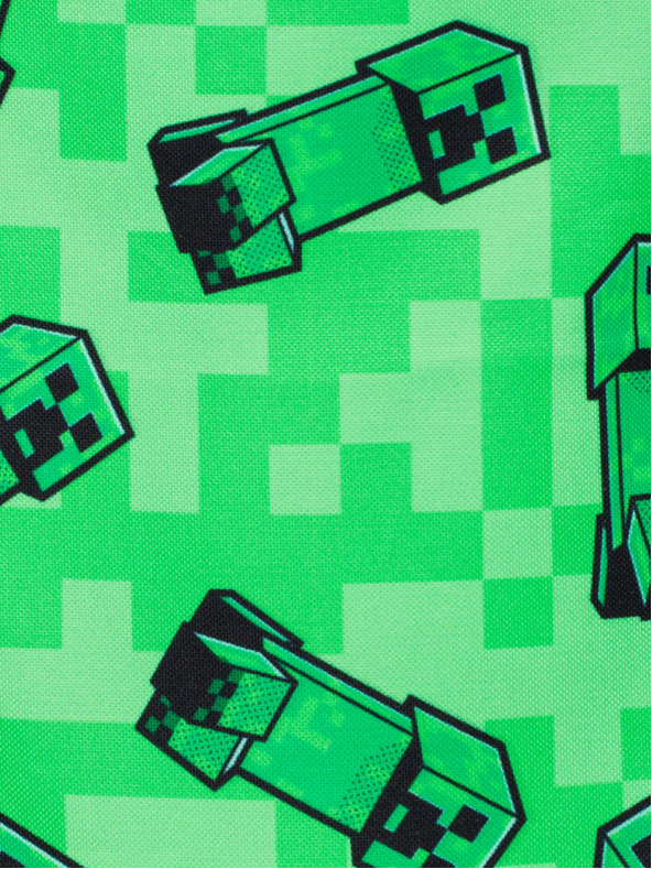 BAAGL  Zöld táska Baagl Minecraft Creeper