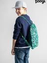 BAAGL  Zöld táska Baagl Minecraft Silver Creeper Baagl Minecraft ezüst kúszó