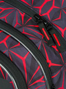 BAAGL  Fekete Iskolai hátizsák Baagl Core Red Polygon