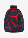 BAAGL  Fekete Diák táska Baagl Red Polygon