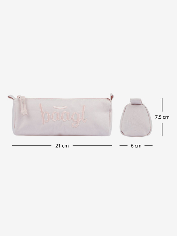 BAAGL  Krémszínű Diáktáska Baagl Creamy