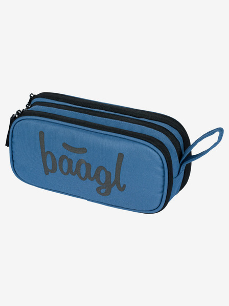 BAAGL  Kék iskolai készlet - hátizsák, tolltartó, táska Baagl Coolmate Ocean Blue