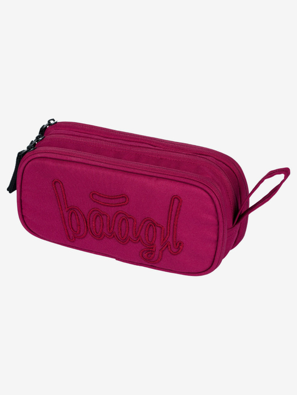 BAAGL  Piros iskolai szett - hátizsák, tolltartó, táska Baagl Coolmate Ruby
