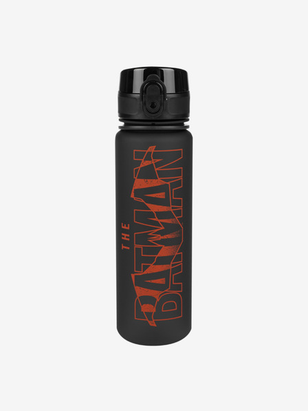 BAAGL  Fekete tritán ivópalack batman piros, 500 ml Baagl