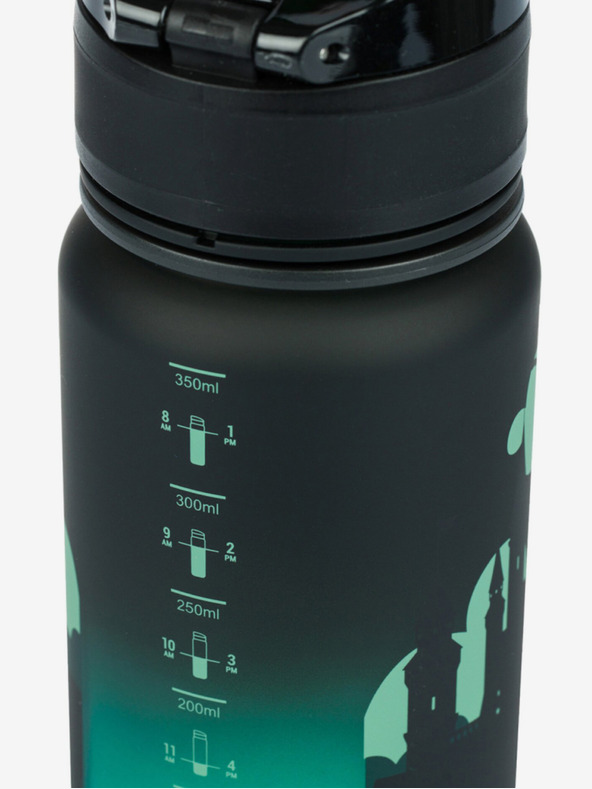 BAAGL  Fekete tritán ivópalack gradiens sárkány, 350 ml Baagl