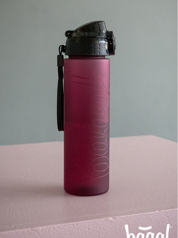 BAAGL  Piros tritán ivópalack rubin, 700 ml Baagl