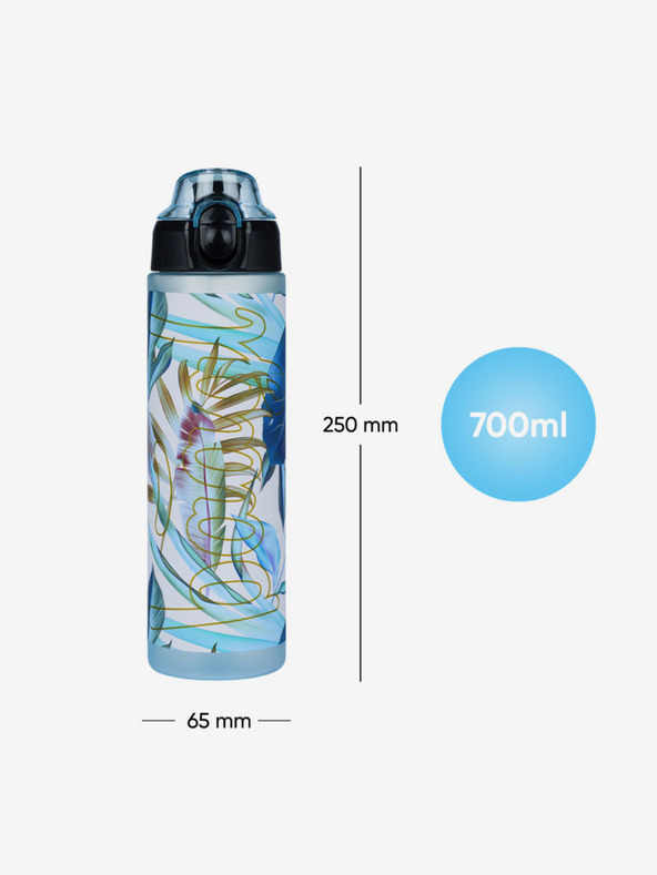 BAAGL  Lila tritán ivópalack leveles, 700 ml Baagl