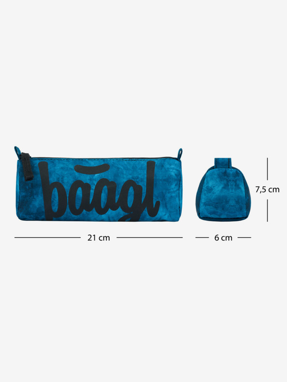 BAAGL  Kék diáktáska ocean Baagl