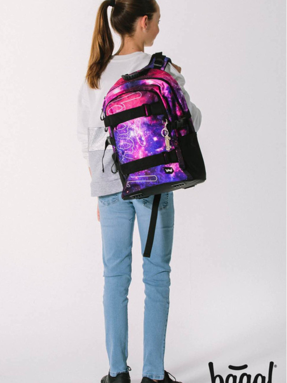 BAAGL  BAAGL Iskolai hátizsák Skate Galaxy BAAGL