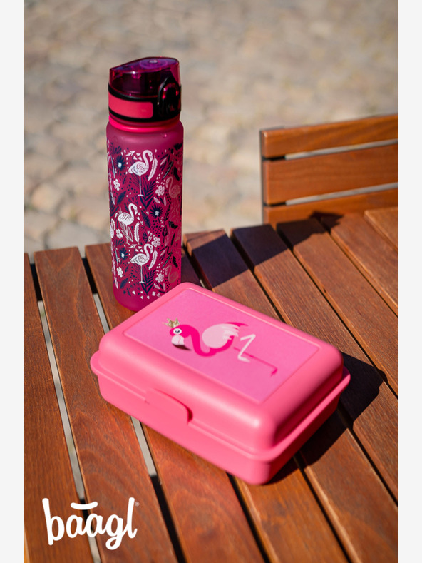 BAAGL  BAAGL Tritan ivópalack Flamingo, 500 ml BAAGL