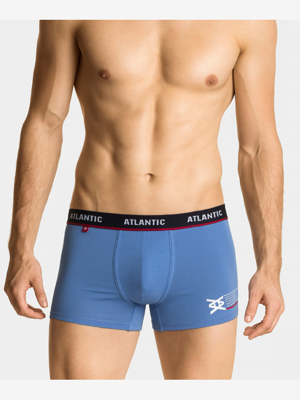 Atlantic 3-PACK férfi ATLANTIC boxeralsó - tengerészkék