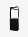 DKNY DKNY PU bőrből készült kockás mintás és csíkos hátlapi borító Samsung Galaxy Z Flip 6 bézs színű készülékhez
