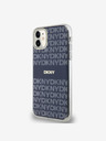 DKNY PC/TPU ismétlődő mintás tonális csíkos Magsafe hátlap iPhone 11 kék DKNY DKNY