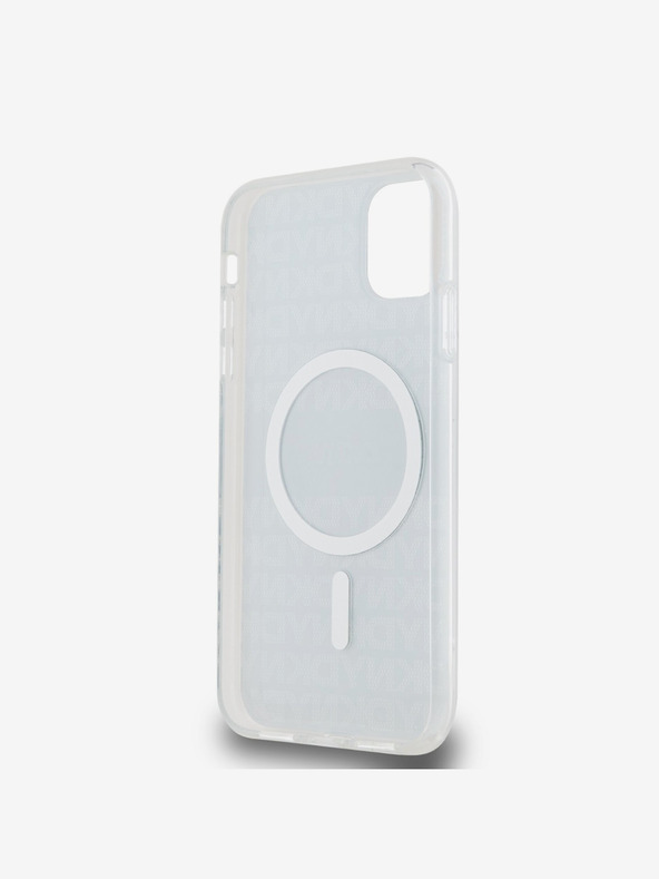 DKNY PC/TPU ismétlődő mintás tonális csíkos Magsafe hátlap iPhone 11 kék DKNY DKNY