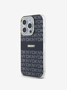 DKNY PC/TPU ismétlődő mintás tonális csíkos Magsafe hátlap az iPhone 13 Pro Max fekete DKNY számára