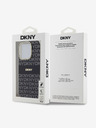 DKNY PC/TPU ismétlődő mintás tonális csíkos Magsafe hátlap az iPhone 13 Pro Max fekete DKNY számára