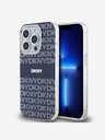 DKNY PC/TPU ismétlődő mintás tonális csíkos Magsafe hátlap iPhone 15 Pro Max készülékhez kék DKNY