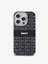 DKNY PC/TPU ismétlődő mintás, tónusos csíkos Magsafe hátlap iPhone 14 Pro fekete DKNY fekete DKNY