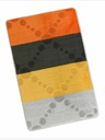 Bellatex Fürdőszoba szőnyeg 60x100cm szürke és sárga Bellatex
