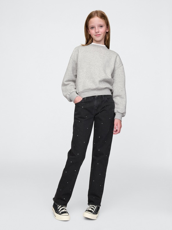 GAP Gyerek oversize pulóver logóval GAP