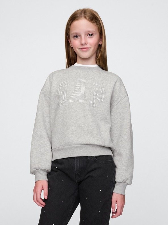 GAP Gyerek oversize pulóver logóval GAP