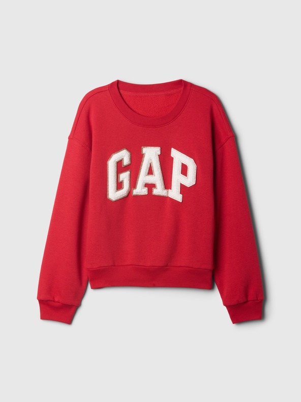 GAP Gyerek oversize pulóver logóval GAP
