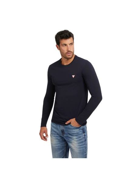 Guess Jeans Férfi sötétkék hosszú ujjú póló Guess jeans