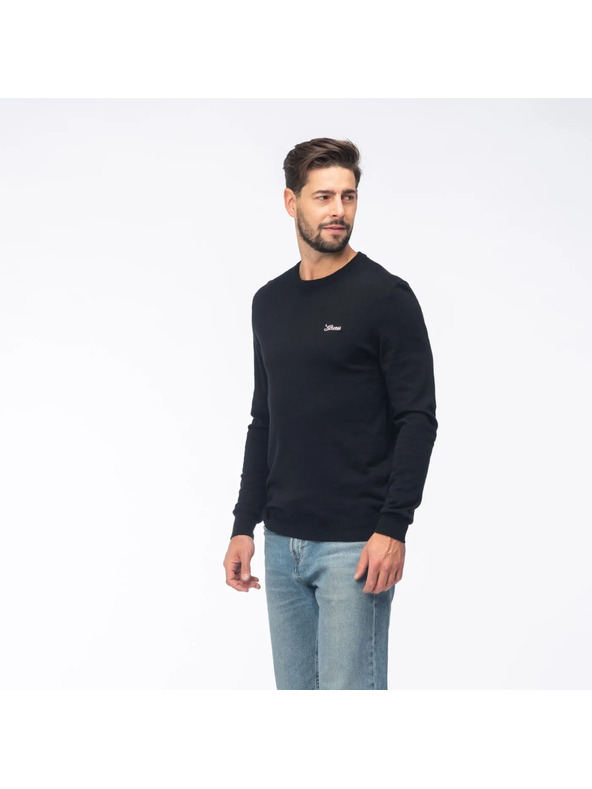 Guess Jeans Férfi fekete signature póló Guess Jeans