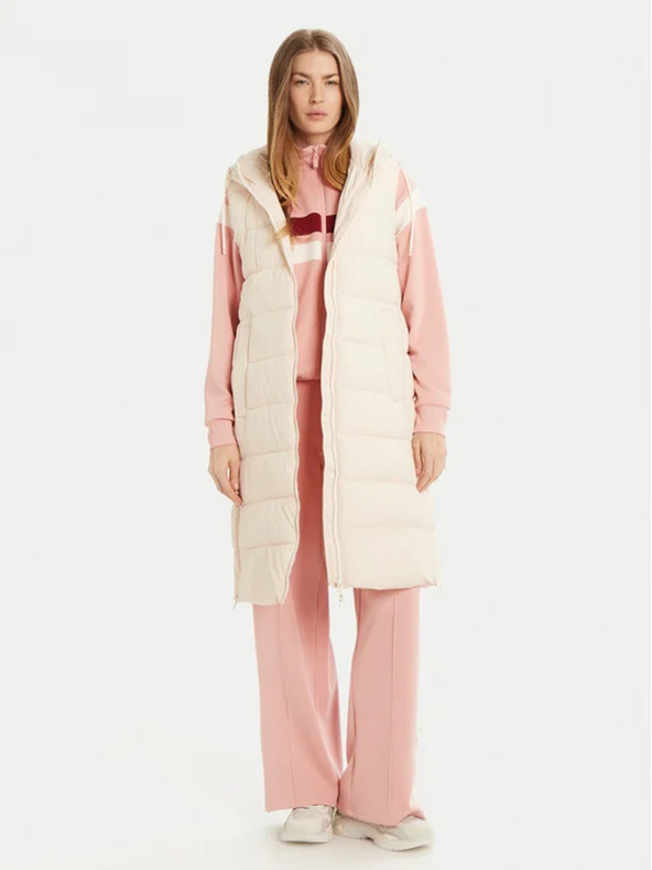 Guess Jeans Guess jeans fehér női pihés dzseki