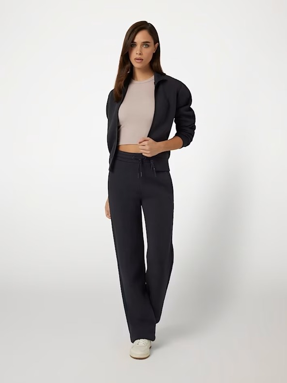 Guess Jeans Guess jeans női sötétkék oldallogós melegítőnadrág