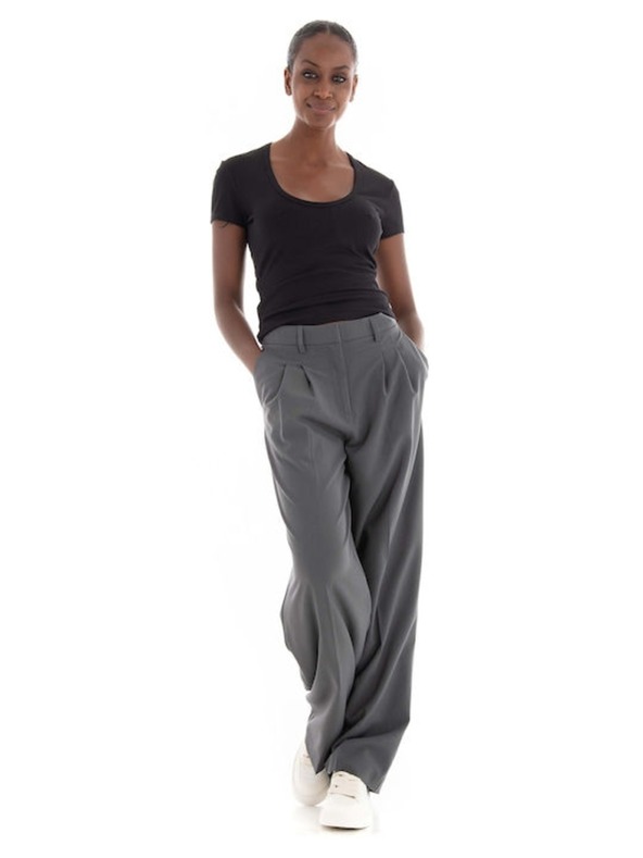 Guess Jeans Guess Basic fekete póló