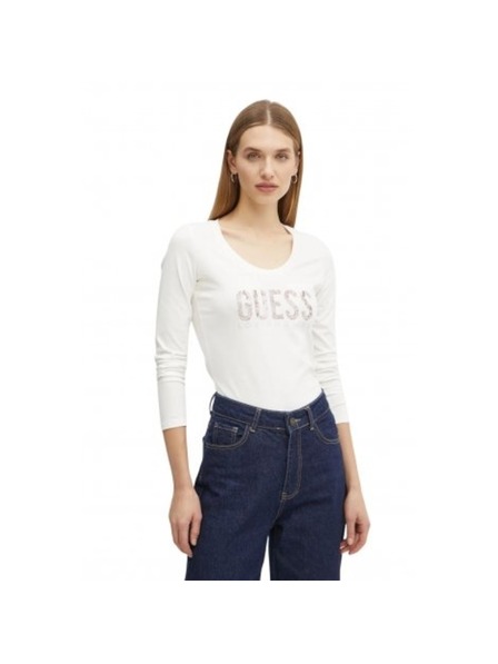 Guess Jeans Guess jeans fehér Python póló