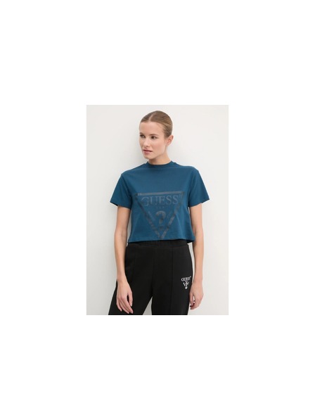 Guess Jeans Guess jeans kék Colette crop póló