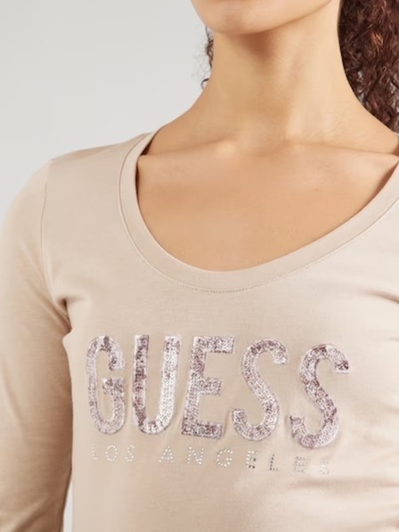 Guess Jeans Bézs Python Guess farmer női póló