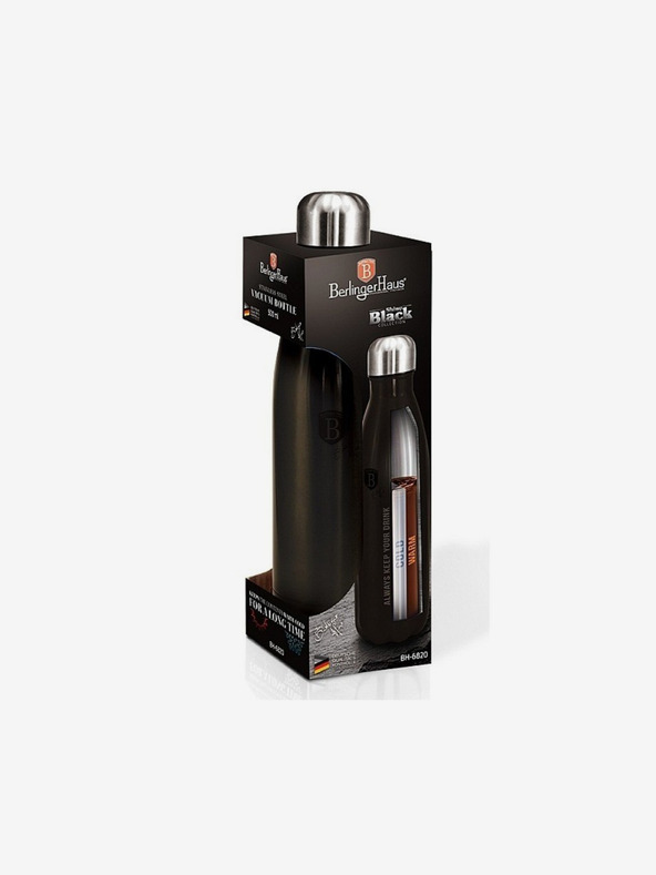 Berlingerhaus BERLINGERHAUS Shiny Black Collection rozsdamentes termosz palack 0,5 l