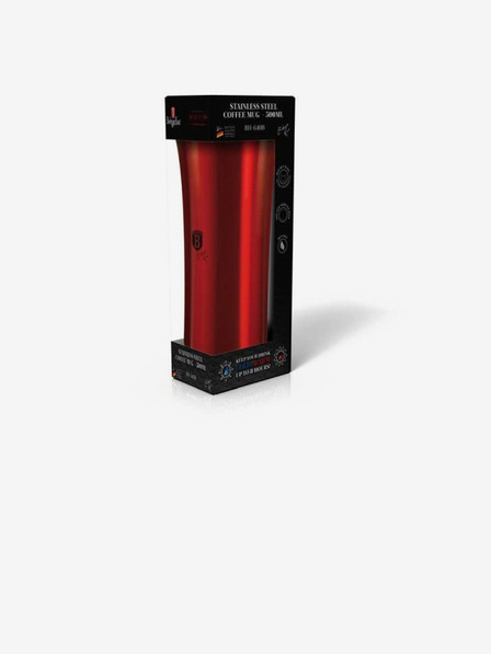 Berlingerhaus Termo bögre 500 ml Burgundy Metallic Line BERLINGERHAUS