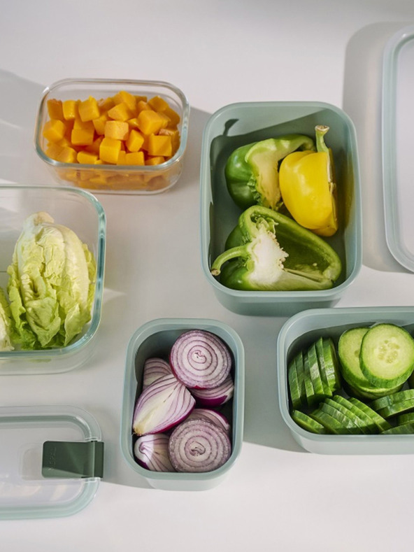 Mepal Mepal EasyClip 1500 ml-es üveg élelmiszertároló doboz